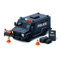 Armored Police Van 3D icon