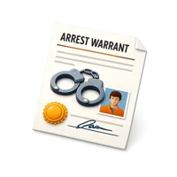 Arrest Warrant 3D icon