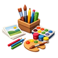 Art Set 3D icon