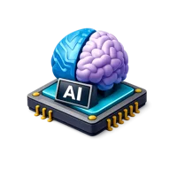 Artificial Intelligence 3D icon