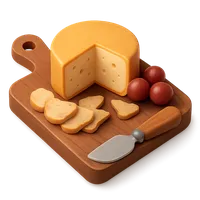 Artisan Cheese Board 3D icon