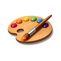 Artist Palette 3D icon