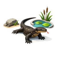 Asian Water Monitor 3D icon