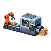 Assembly Line 3D icon