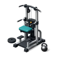 Assisted Pull-Up Machine 3D icon