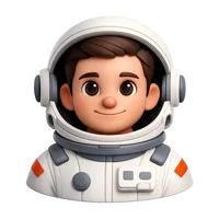 Astronaut Avatar 3D icon
