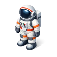 Astronaut Suit 3D icon