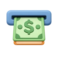 ATM Withdrawal 3D icon