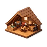 Attic 3D icon