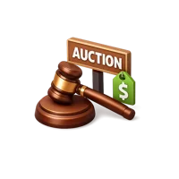 Auction 3D icon
