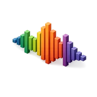 Audio Waveform 3D icon