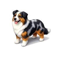 Australian Shepherd 3D icon
