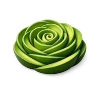 Avocado Rose 3D icon