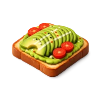 Avocado Toast 3D icon