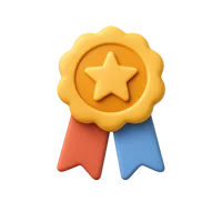 Award Ribbon 3D icon