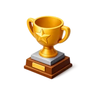 Award Trophy 3D icon