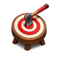 Axe Target 3D icon