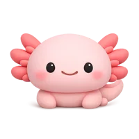 Axolotl 3D icon