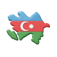 Azerbaijan 3D icon