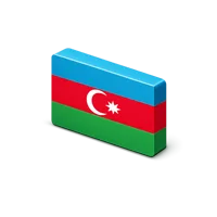 Azerbaijan Flag 3D icon