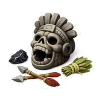 Aztec Death Whistle 3D icon