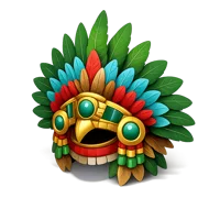 Aztec Headdress 3D icon