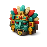 Aztec Mask 3D icon