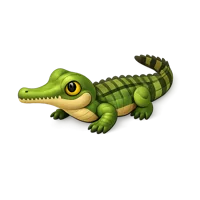 Baby Gharial 3D icon
