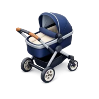 Baby Stroller 3D icon