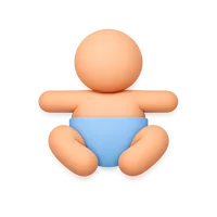 Baby Symbol 3D icon