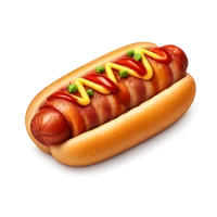 Bacon Hot Dog 3D icon