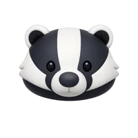 Badger 3D icon