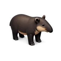 Baird's Tapir 3D icon