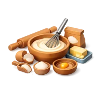 Baking Set 3D icon