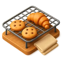 Baking Cooling Rack 3D icon
