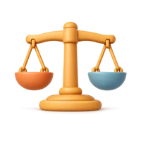 Balance Scale 3D icon