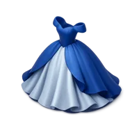 Ball Gown 3D icon