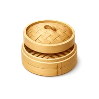 Bamboo Steamer 3D icon