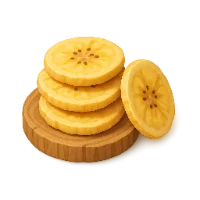 banana chips 3D icon