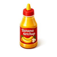 Banana Ketchup 3D icon
