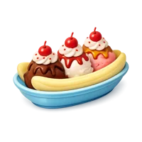 Banana Split 3D icon