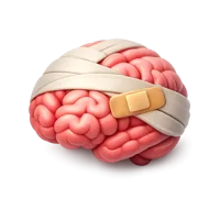 Bandaged Brain 3D icon