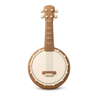 Banjo 3D icon