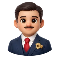 Banker Avatar 3D icon