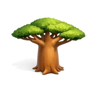 Baobab Tree 3D icon
