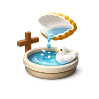 Baptism 3D icon