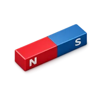 Bar Magnet 3D icon