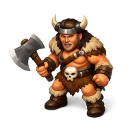 Barbarian 3D icon