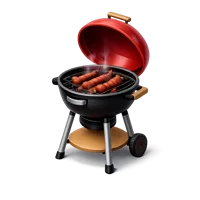 Barbecue Grill 3D icon