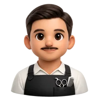 Barber Avatar 3D icon